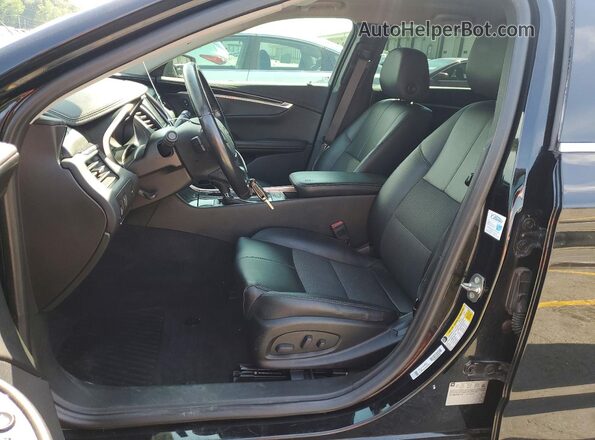 1G1105SA2HU211799 2017 CHEVROLET IMPALA Black წინა სალონის ხედი