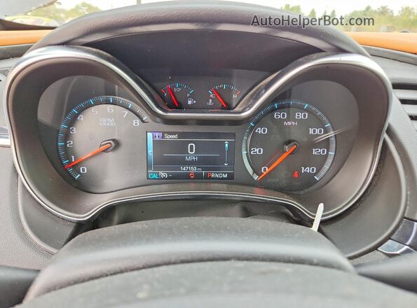 1G1145S30GU159657 2016 CHEVROLET IMPALA Black Widok zestawu wskaźników