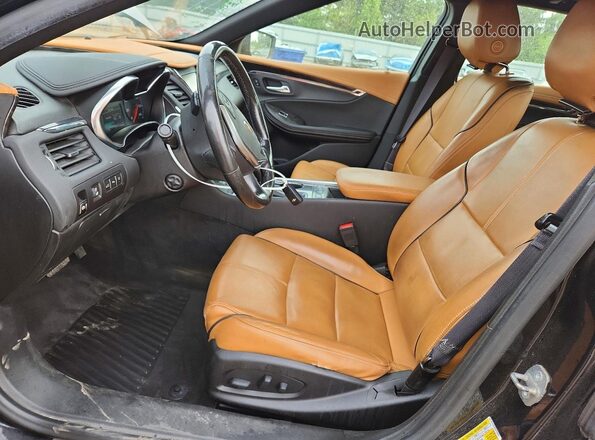1G1145S30GU159657 2016 CHEVROLET IMPALA Black Widok wnętrza z przodu