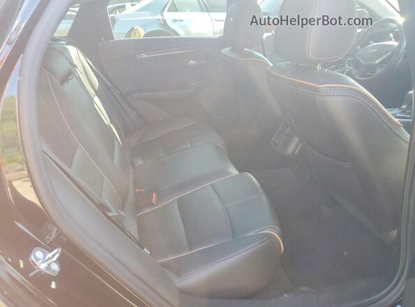 1G1145S31GU159621 2016 CHEVROLET IMPALA Black Rear seats view