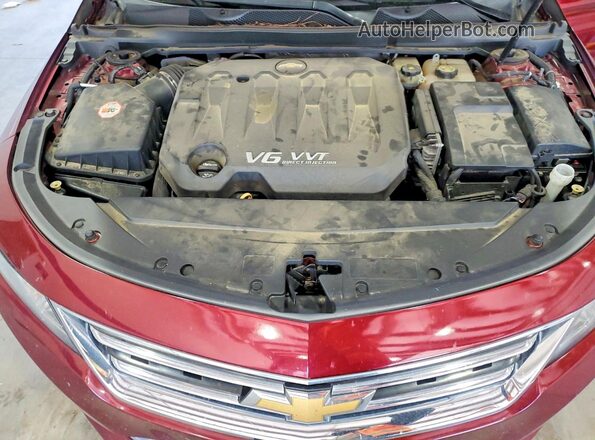1G1145S32GU151902 2016 CHEVROLET IMPALA Burgundy Widok wnętrza z tyłu