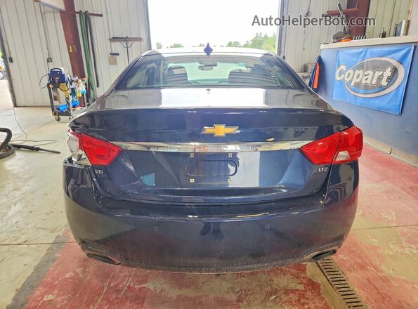 1G1145S35GU164367 2016 CHEVROLET IMPALA Blue Вид ззаду