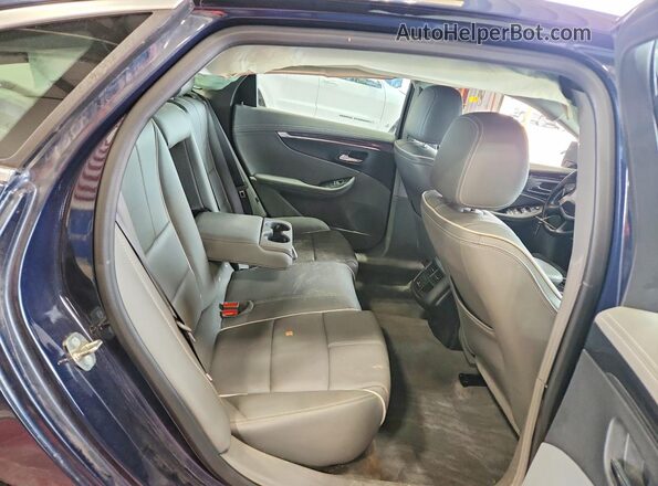 1G1145S35GU164367 2016 CHEVROLET IMPALA Blue Вид задніх сидінь