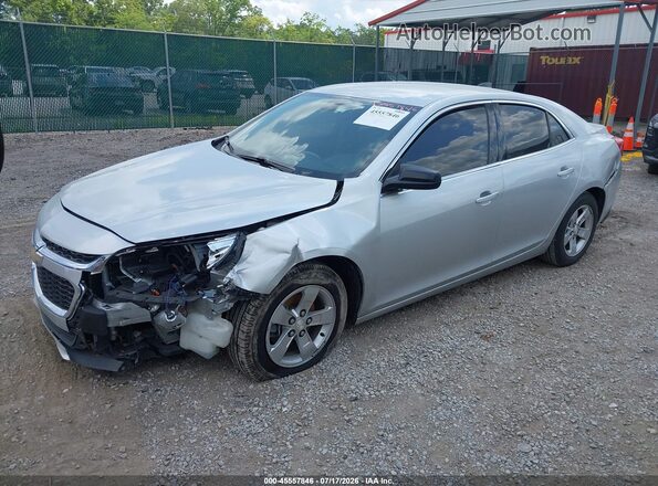 1G11B5SA6GF121052 2016 CHEVROLET MALIBU Silver Vista tres cuartos delantera izquierda