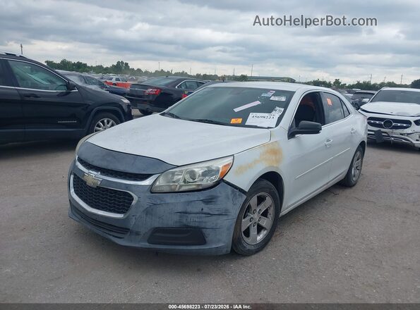 1G11B5SA6GF165441 2016 CHEVROLET MALIBU White Vista tres cuartos delantera izquierda