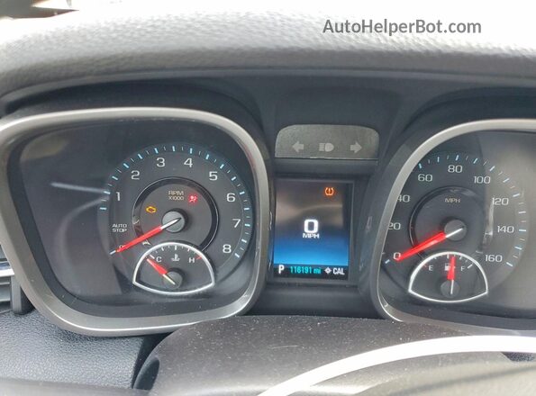 1G11B5SA7GF106091 2016 CHEVROLET MALIBU Silver Widok zestawu wskaźników