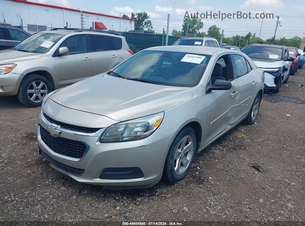 1G11B5SA8GF104589 2016 CHEVROLET MALIBU Beige Vista tres cuartos delantera izquierda