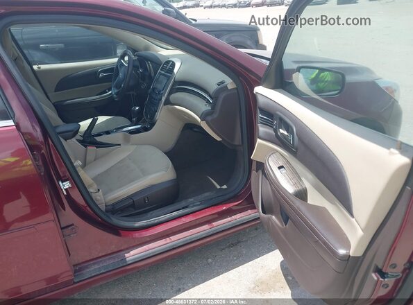 1G11C5SA1GF107475 2016 CHEVROLET MALIBU Burgundy Widok wnętrza z przodu