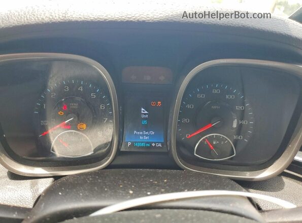 1G11C5SA1GF142193 2016 CHEVROLET MALIBU White Instrument cluster view