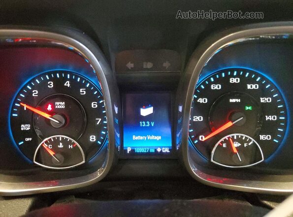 1G11C5SA1GF158247 2016 CHEVROLET MALIBU White Вид щитка приладів