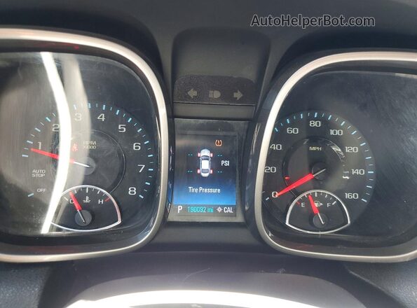 1G11C5SA2GF160881 2016 CHEVROLET MALIBU Белый Вид щитка приборов