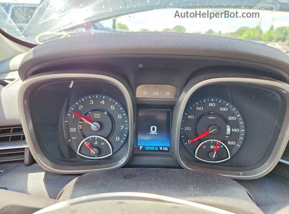 1G11C5SA8GU106058 2016 CHEVROLET MALIBU Black Widok zestawu wskaźników