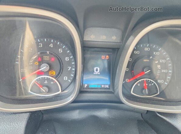 1G11C5SAXGF149708 2016 CHEVROLET MALIBU White Widok zestawu wskaźników