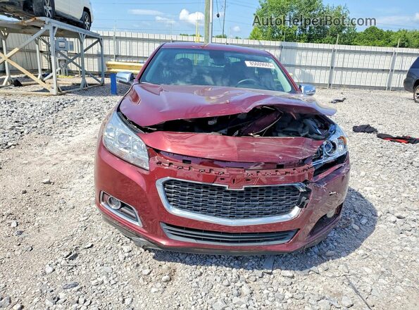 1G11E5SA4GF157698 2016 CHEVROLET MALIBU Темно-бордовый Передняя правая четверть