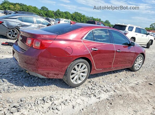 1G11E5SA4GF157698 2016 CHEVROLET MALIBU Темно-бордовый Задняя правая четверть