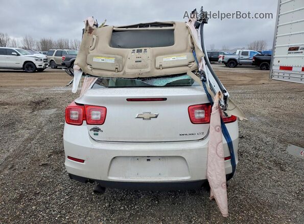 1G11E5SA7GF125019 2016 CHEVROLET MALIBU Белый Вид сзади