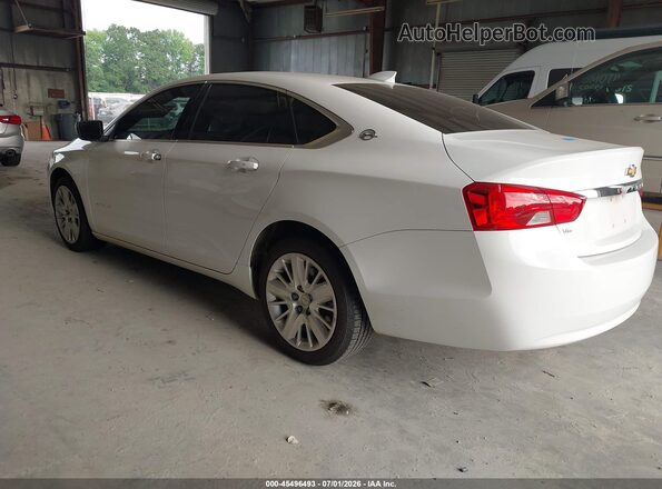 1G11X5S36JU140285 2018 CHEVROLET IMPALA White Trasero izquierdo
