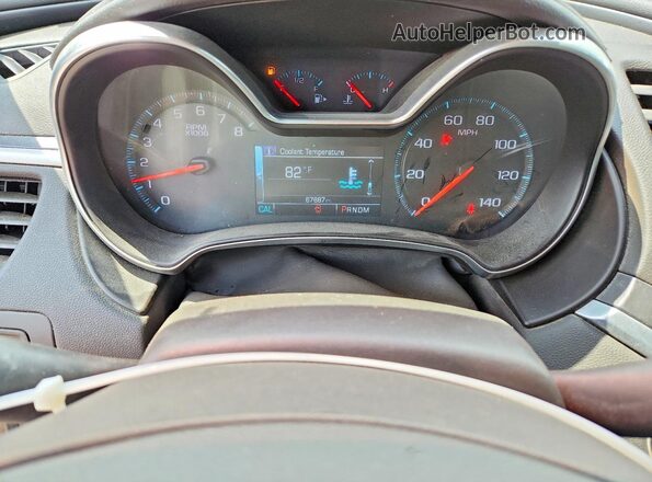 1G11Z5S34LU115303 2020 CHEVROLET IMPALA Black ხელსაწყოთა პანელის ხედი