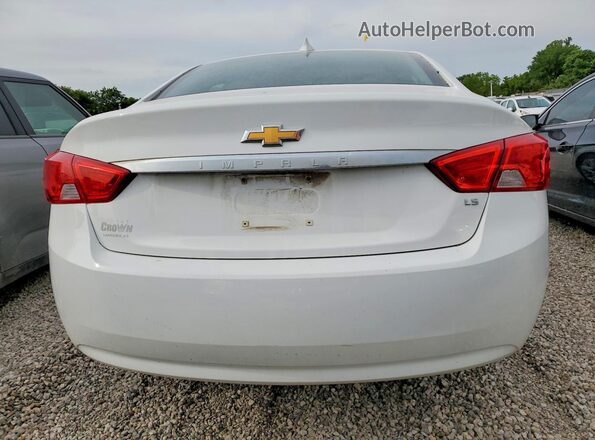1G11Z5SA3GU156378 2016 CHEVROLET IMPALA White უკანა ხედი