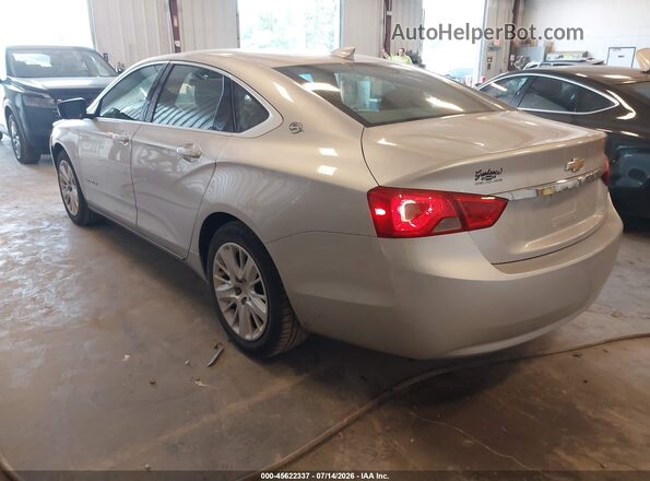 1G11Z5SA7GU163155 2016 CHEVROLET IMPALA Silver Trasero izquierdo