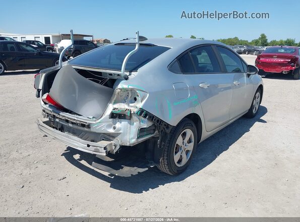 1G1BC5SM0G7299268 2016 CHEVROLET CRUZE Серебряный Задняя правая четверть