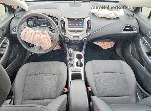 1G1BC5SM0H7116159 2017 CHEVROLET CRUZE Silver Вид панелі приладів