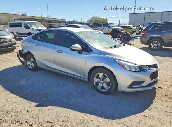 1G1BC5SM0H7157567 2017 CHEVROLET CRUZE Silver წინა მარჯვენა