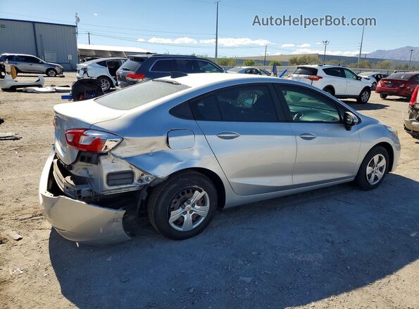 1G1BC5SM0H7157567 2017 CHEVROLET CRUZE Silver უკანა მარჯვენა
