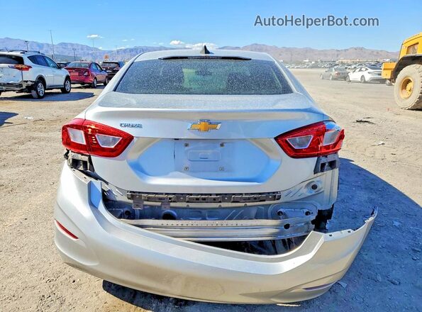 1G1BC5SM0H7157567 2017 CHEVROLET CRUZE Silver უკანა ხედი