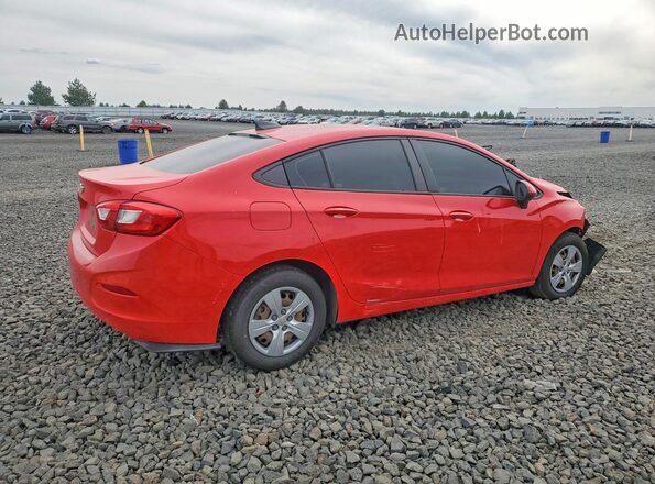 1G1BC5SM0H7275263 2017 CHEVROLET CRUZE Red Tył prawy