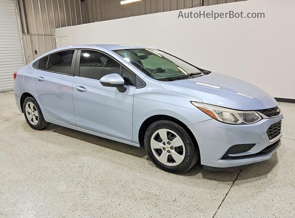 1G1BC5SM0J7193667 2018 CHEVROLET CRUZE Blue Передня права чверть
