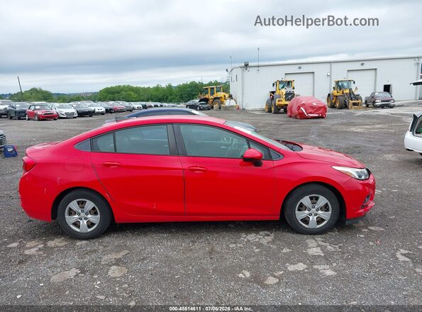 1G1BC5SM0J7206322 2018 CHEVROLET CRUZE Red Սալոնի հետևի տեսք