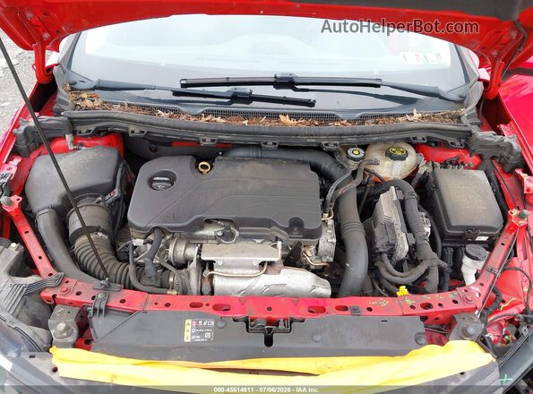 1G1BC5SM0J7206322 2018 CHEVROLET CRUZE Red Հետևի տեսք