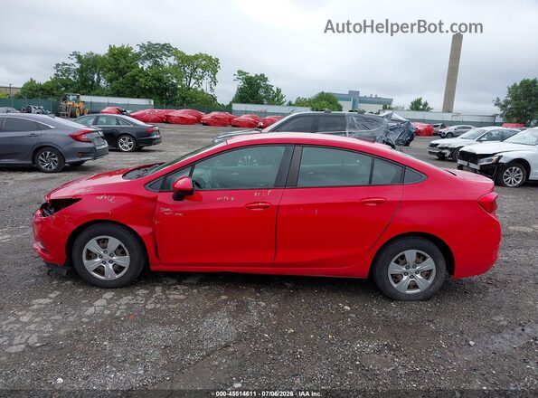 1G1BC5SM0J7206322 2018 CHEVROLET CRUZE Red Սալոնի 360 աստիճան տեսք