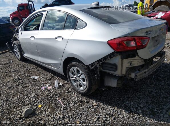 1G1BC5SM0K7126682 2019 CHEVROLET CRUZE Silver Trasero izquierdo