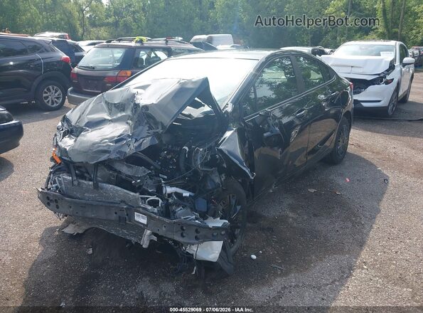 1G1BC5SM0K7130912 2019 CHEVROLET CRUZE Black Առջևի ձախ երեք քառորդ տեսարան