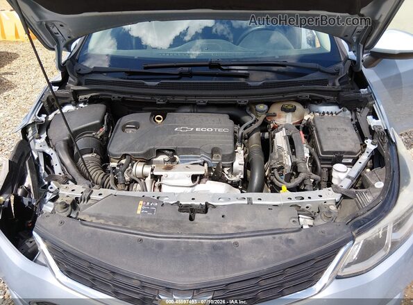 1G1BC5SM1H7211006 2017 CHEVROLET CRUZE Синий Вид сзади