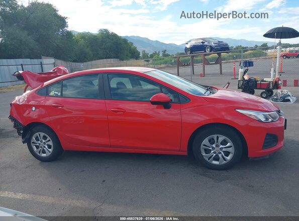 1G1BC5SM1K7100706 2019 CHEVROLET CRUZE Red Панорамний вид салону 360°