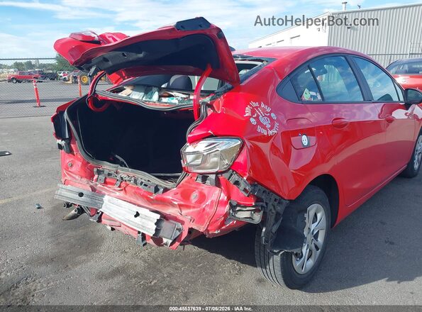1G1BC5SM1K7100706 2019 CHEVROLET CRUZE Red Вид спереду