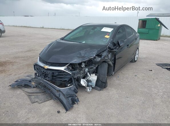 1G1BC5SM1K7109244 2019 CHEVROLET CRUZE Черный Передняя левая четверть