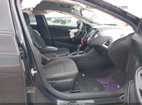 1G1BC5SM1K7109244 2019 CHEVROLET CRUZE Черный Вид салона спереди
