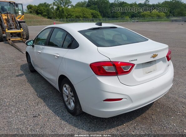 1G1BC5SM1K7130367 2019 CHEVROLET CRUZE White Trasero izquierdo