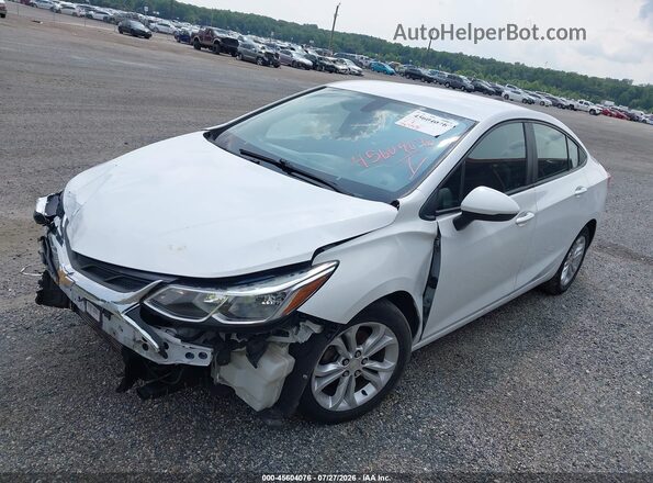 1G1BC5SM1K7130367 2019 CHEVROLET CRUZE White Vista tres cuartos delantera izquierda