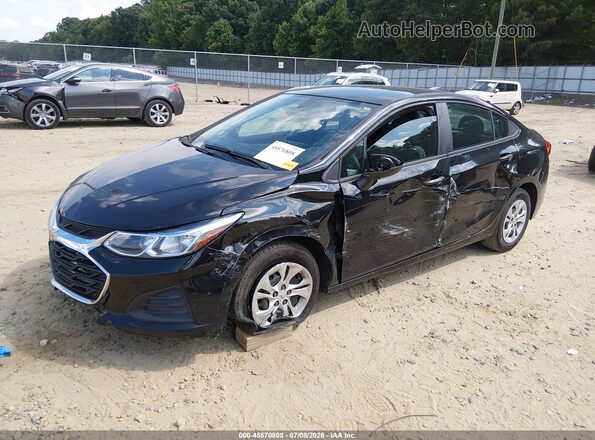 1G1BC5SM1K7148612 2019 CHEVROLET CRUZE Black Передня ліва чверть