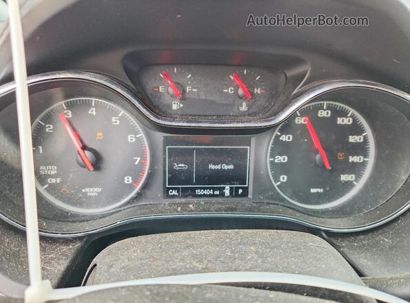 1G1BC5SM1K7149596 2019 CHEVROLET CRUZE Black Widok zestawu wskaźników