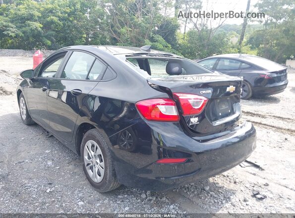 1G1BC5SM1K7150151 2019 CHEVROLET CRUZE Black Trasero izquierdo