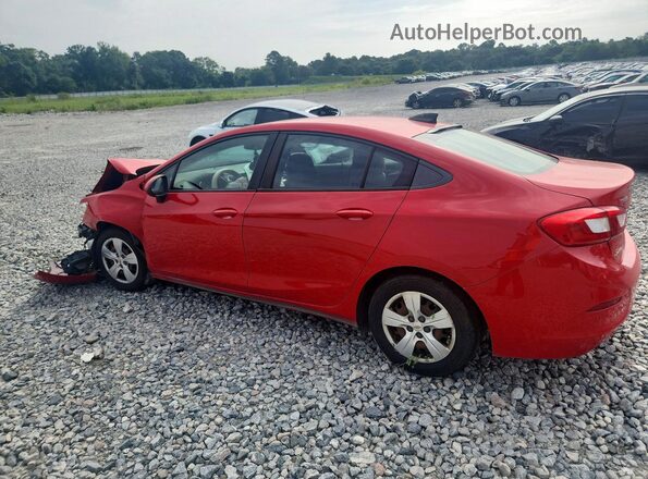 1G1BC5SM2G7325966 2016 CHEVROLET CRUZE Red Задня ліва чверть