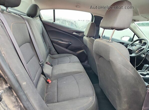 1G1BC5SM2H7242233 2017 CHEVROLET CRUZE Black უკანა სავარძლების ხედი