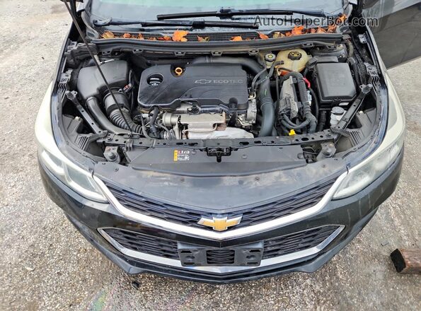 1G1BC5SM2H7242233 2017 CHEVROLET CRUZE Black უკანა სალონის ხედი