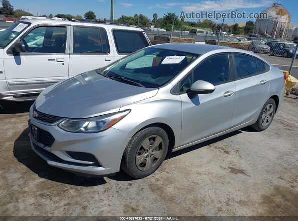 1G1BC5SM2J7105539 2018 CHEVROLET CRUZE Серый Передняя левая четверть